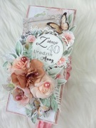 Luksusowy prezent, opakowanie czekolady, ozdobne pudełko 3d, handmade 