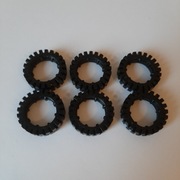 Lego 3483 Tire 24mm D. x 8mm Offset Tread - Interior Ridges (2 szt.)