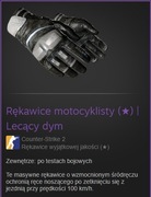 Rękawice motocyklisty | Lecący dym field-tested