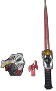 POWER RANGERS / DINO FURY / CHROMAFURY SABER + MORPHER / HASBRO