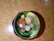 Gałka zmiany biegów retro PRL kwiatek 