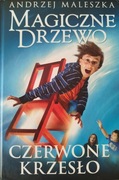 Magiczne drzewo Czerwone krzesło Andrzej Maleszka