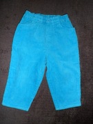 SPODNIE SZTRUKS ŚLICZNE NIEBIESKIE 86 przejściowe