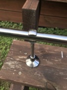 Karnisz metalowy kompletny 3 sztuki