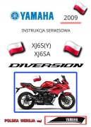 SERWISOWKA YAMAHA XJ6 600 DIVERSION RJ 192 RJ 22 2009r KSIAZKA j.POLSKI