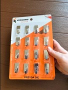 Wieszaki samoprzylepne srebrne haczyki aluminiowe