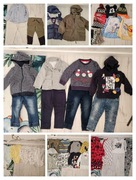 Paka ubrań chłopięcych jesienno zimowych 86/92 