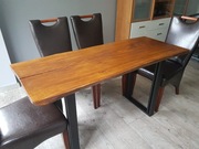 Stół lite drewno dębowe ręcznie robione 