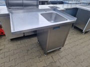 Zlew Gastronomiczny Z Szafką Z Miejscem Na Zmywarkę 105/70/85