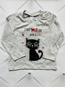 Nowa bluzka bluzeczka z kotem kot kotek