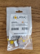 Samozaciskowy keystone Solarix CAT6A STP RJ45 SXKJ-10G-STP-BK-SA