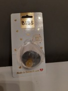 Smoczek Bibs szary S