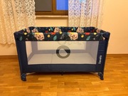 Łóżko turystyczne Lionelo Stefi Navy Blue z materacem