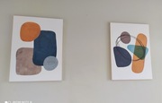 Obraz, grafika nowoczesna, dekoracja ściany - 2szt