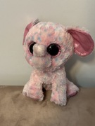 Maskotka Beanie Boos Ellie. Różowy Słonik 24cm Ty