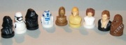 STAR WARS Stemple Figurki Pieczątki 9 szt. Gwiezdne Wojny