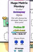 Pet simulator 99 Huge matrix monkey