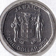 JAMAJKA 1 dolar 2012, KM# 189, XF