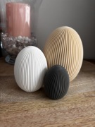 Zestaw 3 jajek wielkanocnych 16, 13 i 10 cm