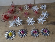 Gwiazdki -dzwoneczki -ozdoby na choinkę 