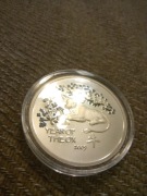 Niue Island Rok woła bawoła year ox 1 dollar srebro kolor ładna 