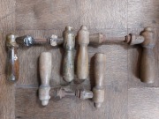 Drewniane klamki PRL