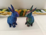 Króliczki wielkanocne – dekoracja na stół