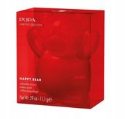 PUPA Happy Bear Red Miś czerwony zestaw prezentowy róż rozświetlacz cienie