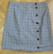 Spódnica H&M kratka 40  szara  L  24 hm 