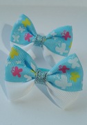 Gumki do włosów z kokardkami 2 sztuki