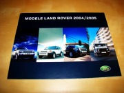 Prospekt Land Rover Paleta Modeli 2004/2005 .polski !