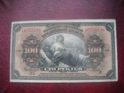 BANKNOT Rosja Wschodnia Syberia 100 rubli 1918 r.
