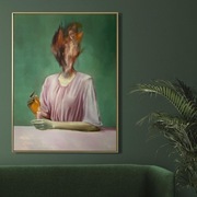 Ręcznie malowany obraz olejny "Chaos from within"