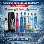 Nabijanie butli CO2 SodaStream w Zwierzyńcu