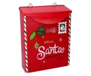Dekoracja metalowa skrzynka Letters to Santa
