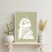 Personalizowany plakat z rysunku dziecka A4