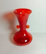 Wazon szklany, rubinowy, Barbara Kaczmarek-Górska