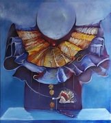 Obraz olejny ręcznie malowany. Chichot losu. 