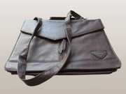 TORBA LISTONOSZKA MĘSKA - NESESER - AKTÓWKA - VINTAGE - BRĄZOWY -NA PREZENT