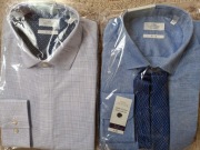 2 nowe koszule NEXT długi rękaw175-180 rozm.k.39cm