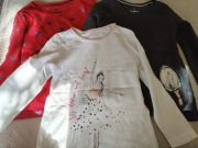 Lupilu bluzki 3 szt. rozm. 110/116