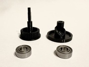 Koło zębate + sprzęgło + łożyska do elektroszczotki Philips 