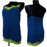 *II KOSZULA NOCNA DIVIDED H&M HALKA BŁĘKIT M/L