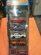 Hot wheels Nissan 5 pak nowy resorki 