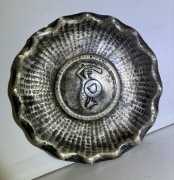 patera imago artis talerzyk SYRENKA WARSZAWSKA srebro glowa kobiety 3  