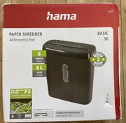 Hama Basic S6 Niszczarka Dokumentów  8 L - pęknięta obudowa