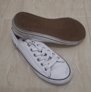 Converse sneakersy białe / niskie Nylon Red r. 37-38