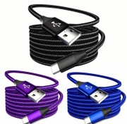 Kabel USB Typ-C 60W Fast Charge Mocny Nylonowy Przewód