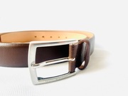 Tommy Hilfiger_klasyczny_cienki brązowy