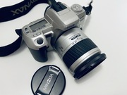 Minolta Dynax 404si plus obiektyw AF zoom stan idealny jak nowy